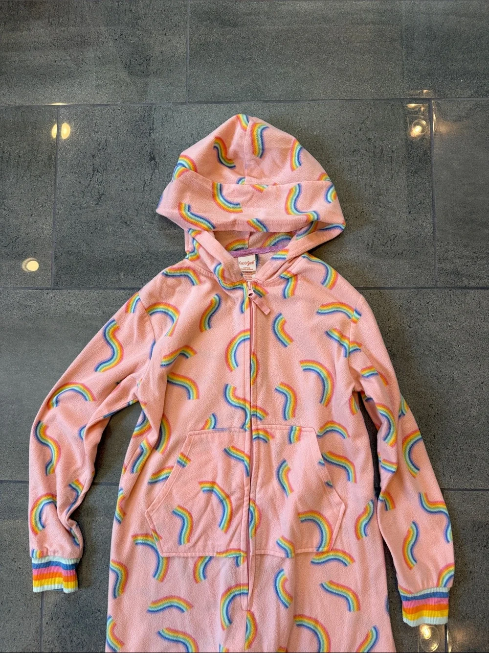 Cat & Jack Pink Rainbow Pajamas